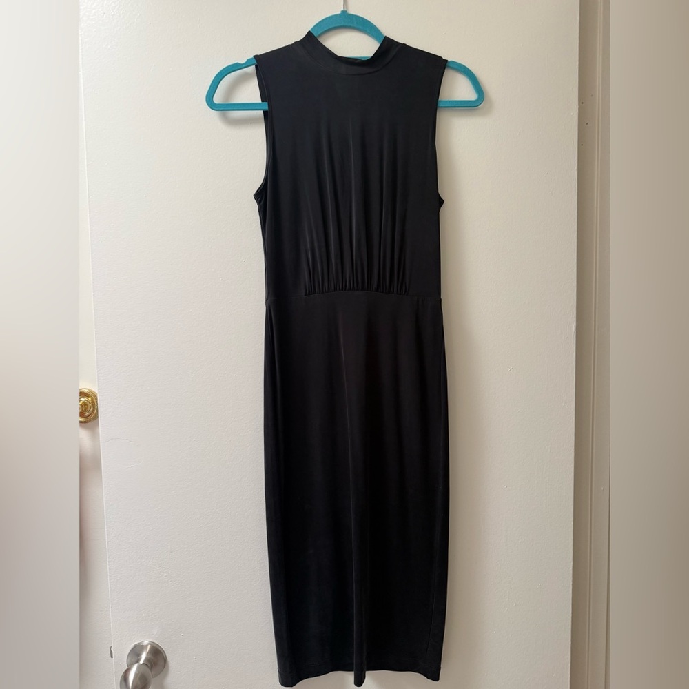 &Other Stories Black Sleeveless Midi Dress